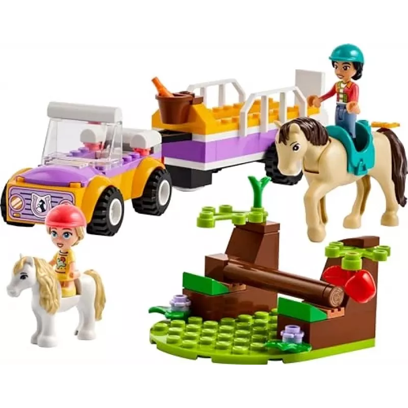 LEGO Friends Set giocattolo animali rimorchio per cavalli e pony 42634