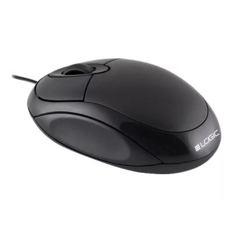 Logic Lm-11 - Mouse - ottico - con filo - USB - nero