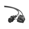 Gembird PC-186 cavo di alimentazione nero 1,8 m CEE7/4 connettore femmina C14