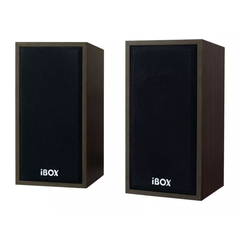 Diffusori IBOX IGLSP1 cablati 2.0 da tavolo 10 W ciliegia