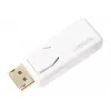 Adattatore di genere LogiLink CV0100 DisplayPort a HDMI bianco