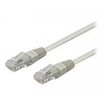 Wentronic Goobay cavo patch CAT 6, U/UTP, grigio, 3 m - misto rame CCA (68409)