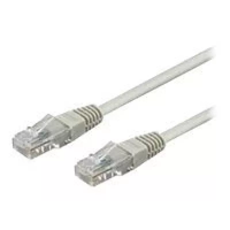 Wentronic Goobay cavo patch CAT 6, U/UTP, grigio, 3 m - misto rame CCA (68409)