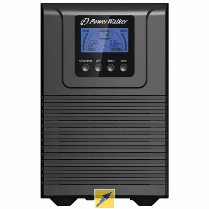 PowerWalker VFI 1000 TG doppia conversione (Online) 1 kVA 900 W 4 prese