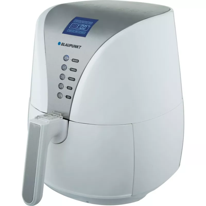 Blaupunkt AFD-601 friggitrice ad aria calda, 4 l, 1500 W, 150–200 °C, timer da 1 h, display, bianca
