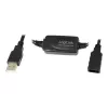 Cavo USB LogiLink UA0143 USB 2.0 connettore maschio USB-A a femmina 10,00 m nero