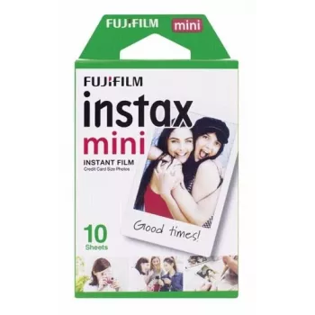 Pellicola istantanea Instax Mini con bordo bianco, confezione da 10, adatta a tutte le fotocamere e stampanti Instax Mini, Mini 10 scatti con bordo bianco