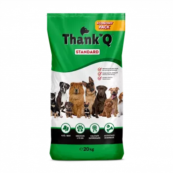 Cibo secco per cani HURTOWNIA KARM THANK'Q Standard Beef 20 kg — adulto, 18% proteine, 7% grassi, 7% ceneri, 3% fibre grezze