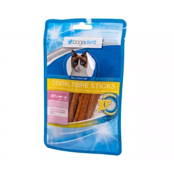 BOGAR Bogadent Dental-Fasersticks salmone - snack per gatti - 50 g