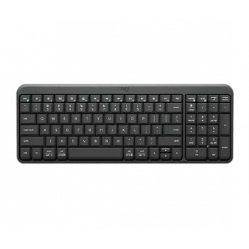 Tastiera compatta senza fili Logitech K250 layout US, ricevitore nano USB, tasti piatti