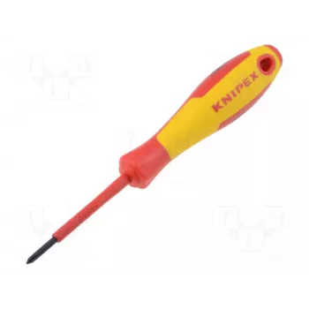 Knipex cacciavite a croce VDE PH 0 lunghezza lama: 60 mm DIN EN 60900 (98 24 00)