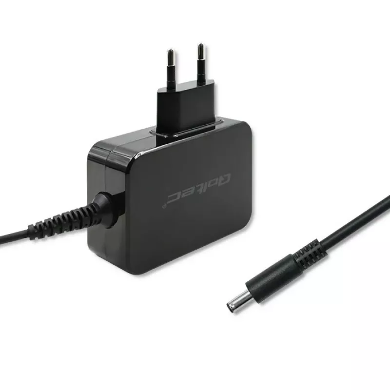 QOLTEC Alimentatore per Dell Laptop 45W 19,5V 2,31A 4,5x3,0mm punta blu