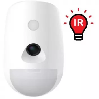 Hikvision DS-PDPC12P-EG2-WE(B) Rilevatore di movimento PIR wireless Tri-X con telecamera