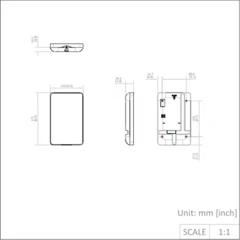 Hikvision DS-PK501LTM-HWE Tastiera LCD cablata (bus) per AX Hybrid PRO