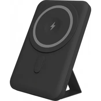 YENKEE YPB 501BK Power Bank MagSafe in silicone 5000mAh 20W PD nero