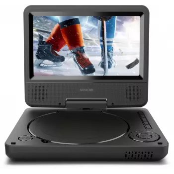 SENCOR SPV 2075 lettore DVD portatile da 7 pollici con USB/SD, display LCD da 7 pollici