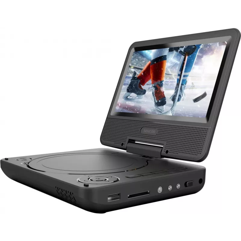 SENCOR SPV 2075 lettore DVD portatile da 7 pollici con USB/SD, display LCD da 7 pollici