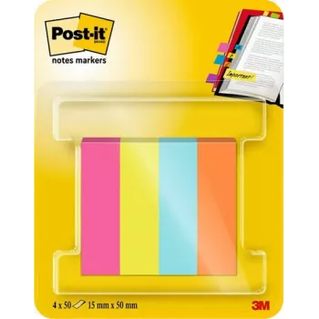 3M Post-it segnalibri 670-4-POP assortiti 4x50 fogli/confezione