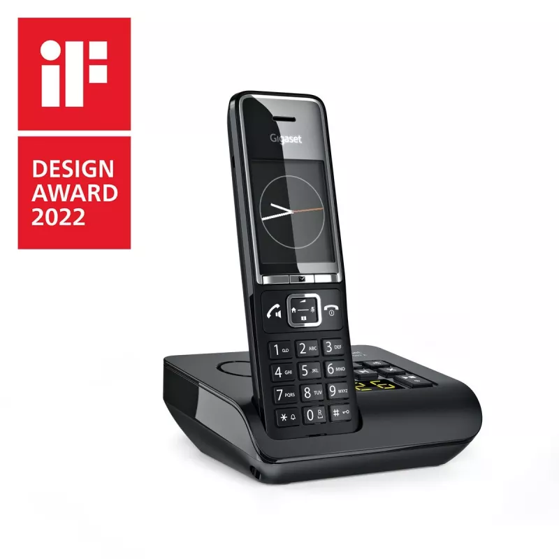 Gigaset Comfort 550A telefono cordless con segreteria telefonica, nero