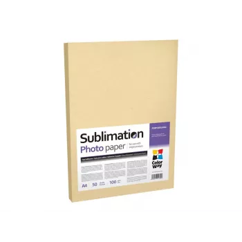 COLORWAY PSM100050A4 Carta transfer per sublimazione A4 100 g/m² lucida 50 fogli