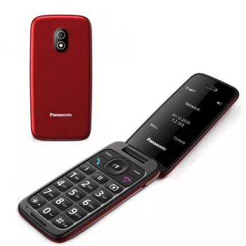 PANASONIC KX-TU410EXR telefono cellulare a conchiglia - rosso