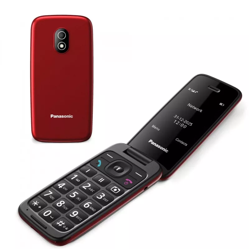 PANASONIC KX-TU410EXR telefono cellulare a conchiglia - rosso