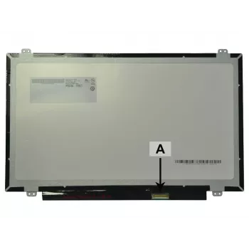 2-Power schermo LCD per laptop 14,0 pollici HD lucido con staffe - 1366x768 - 40 pin LVDS