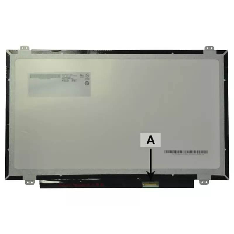 2-Power schermo LCD per laptop 14,0 pollici HD lucido con staffe - 1366x768 - 40 pin LVDS