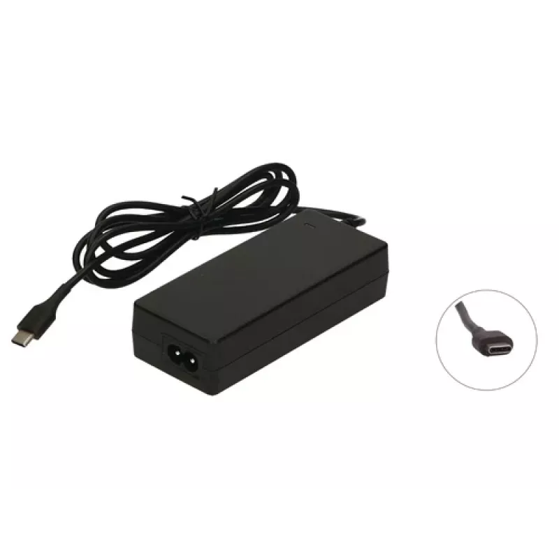 2-POWER PSA Parts CAA0744G alimentatore AC 65W per notebook Lenovo - nero