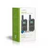Nedis set walkie-talkie WLTK0500BK portata 5 km 8 canali PMR446