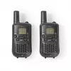 Nedis set walkie-talkie WLTK0500BK portata 5 km 8 canali PMR446