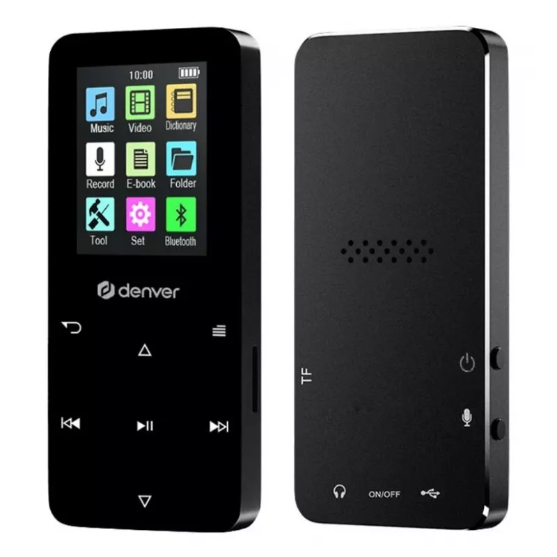 Denver MP-1830B Black lettore MP4 con Bluetooth, display da 1,8 pollici, 4GB, nero