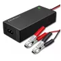 Qoltec Caricabatterie automatico per batterie AGM GEL STD | raddrizzatore 12V | 2A | 24W | LED | cavo 1,8m