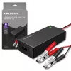 Qoltec Caricabatterie automatico AGM GEL STD 12V 4A 48W LED cavo 1,8m