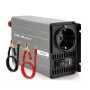 Qoltec Inverter a onda sinusoidale modificata 12V a 230V 300/600W USB compatibile con LiFePO4 GEL AGM