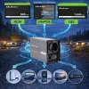 Qoltec Inverter a onda sinusoidale modificata 12V a 230V 300/600W USB compatibile con LiFePO4 GEL AGM