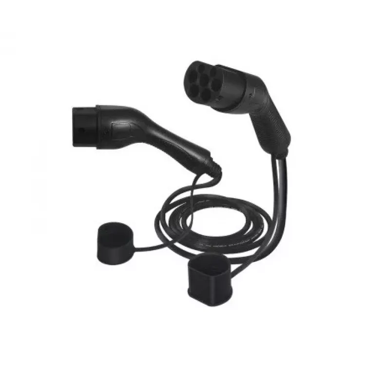 DEFENZO Lineo AC22 cavo di ricarica EV Type 2 7m 22kW 32A trifase nero