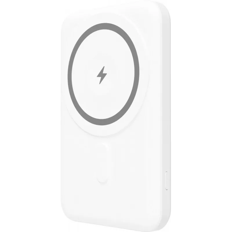 YENKEE Power Bank 501 WH SILIC 5000mAh MagSafe PD 20W bianco