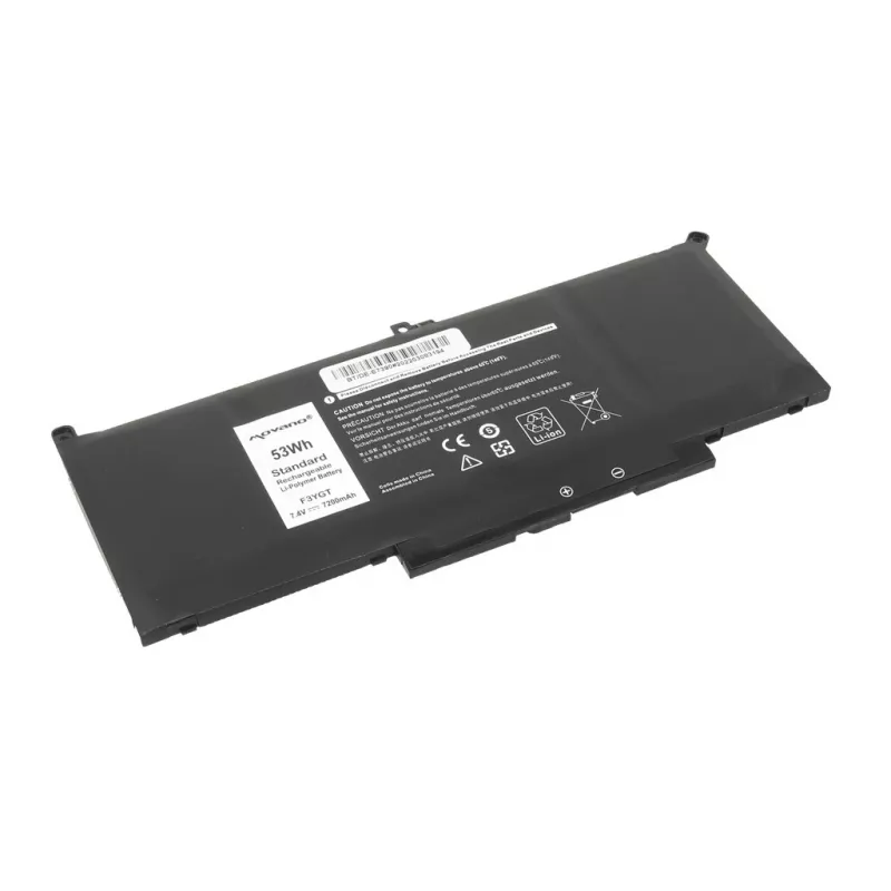 MITSU Batteria ricaricabile MYJ96 per Dell Latitude 7390 7490 - 7200 mAh (53 Wh)