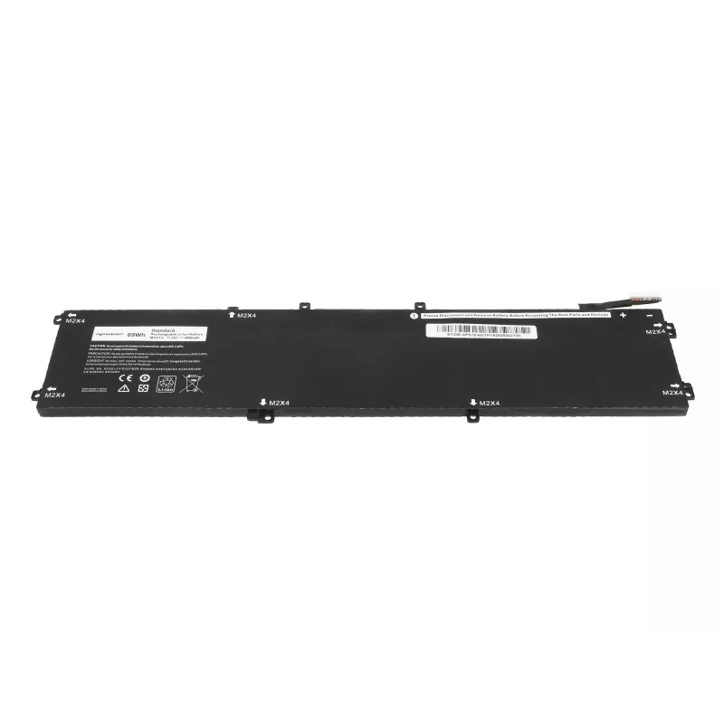 MITSU Batteria ricaricabile 6GTPY per Dell XPS 15 9550 - 6000 mAh (69 Wh)