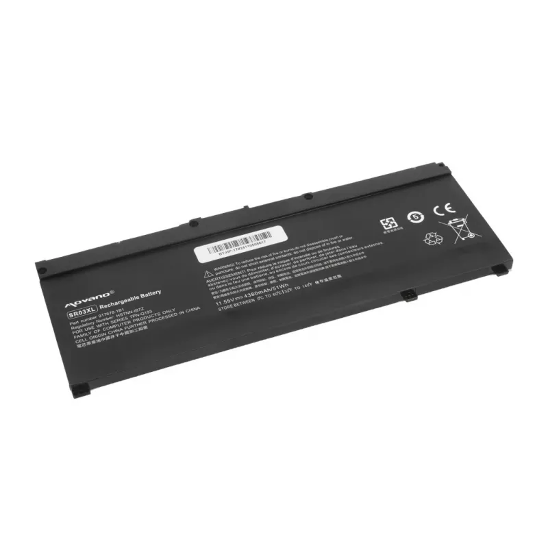 MITSU Batteria ricaricabile SR03XL per HP Gaming 15 17 Omen 15-DC - 4380 mAh (51 Wh)