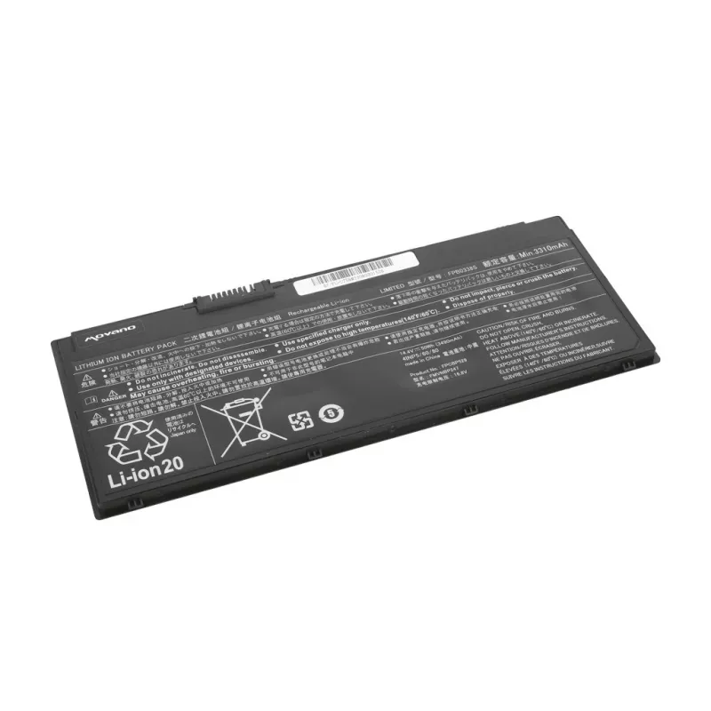 MITSU Batteria ricaricabile FPB0338S per Fujitsu LifeBook U758 - 3490 mAh (50 Wh)