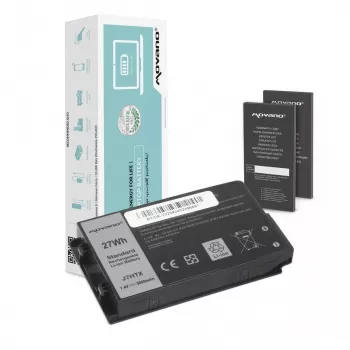 MOVANO Batteria ricaricabile J7HTX per Dell Latitude 12 Rugged 7202 7212 7220 Tablet - 3600 mAh (27 Wh)