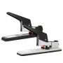 DELI E0392 cucitrice heavy duty, capacità 60 fogli, nero/argento