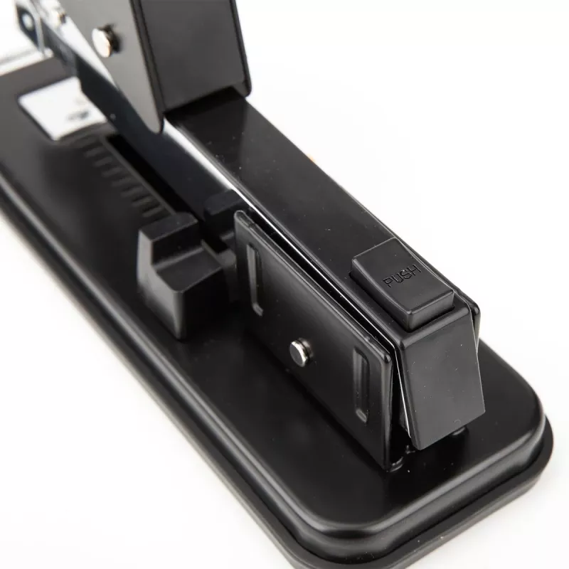 DELI E0392 cucitrice heavy duty, capacità 60 fogli, nero/argento