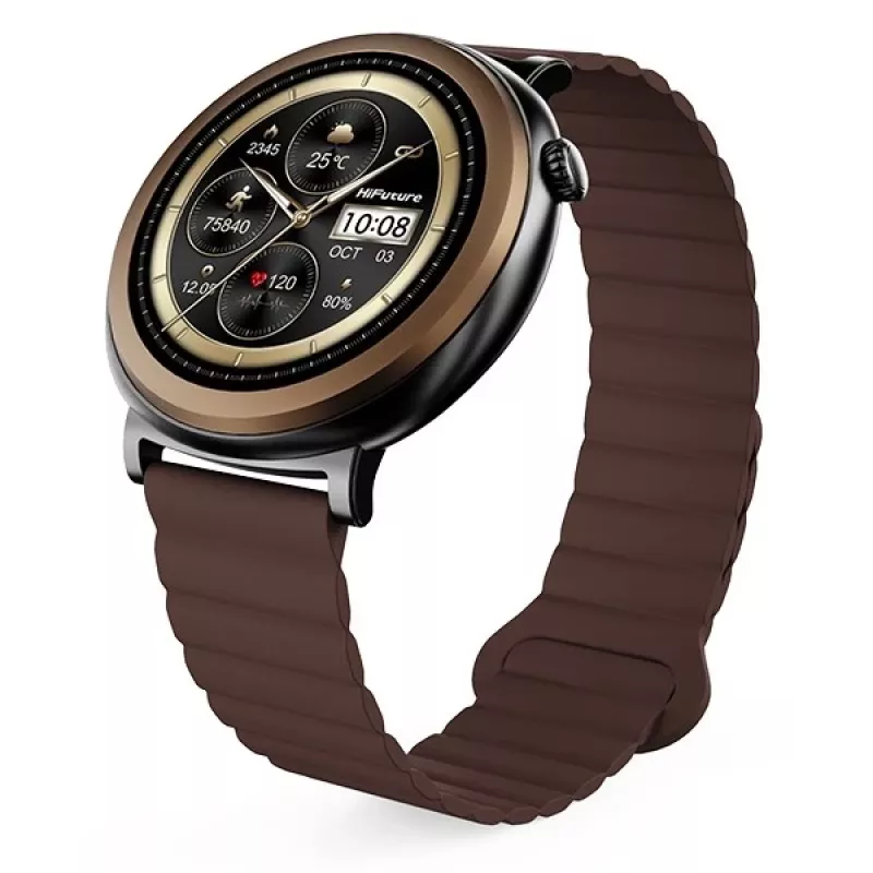 HIFUTURE smartwatch Aurora AMOLED AI marrone