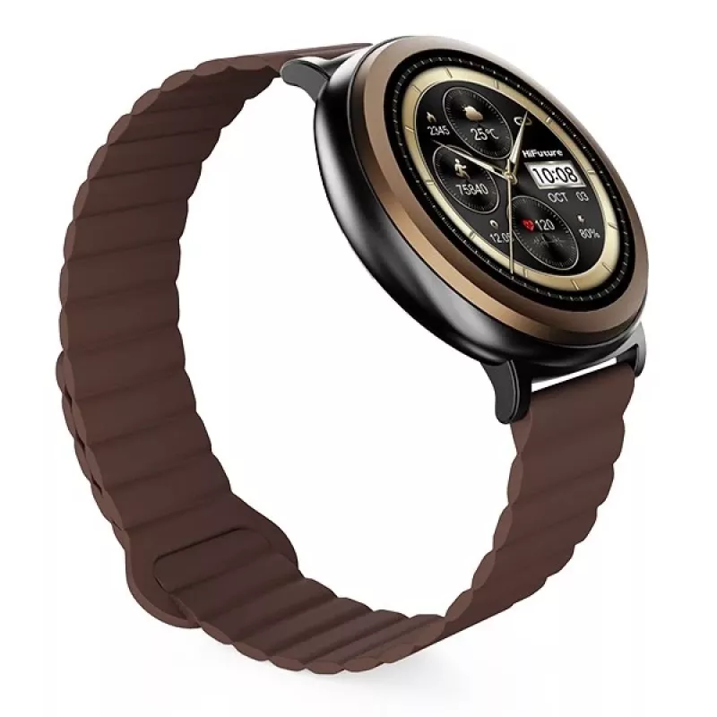 HIFUTURE smartwatch Aurora AMOLED AI marrone