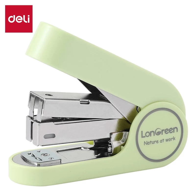 Deli LonGreen EM416 Cucitrice verde per fino a 25 fogli
