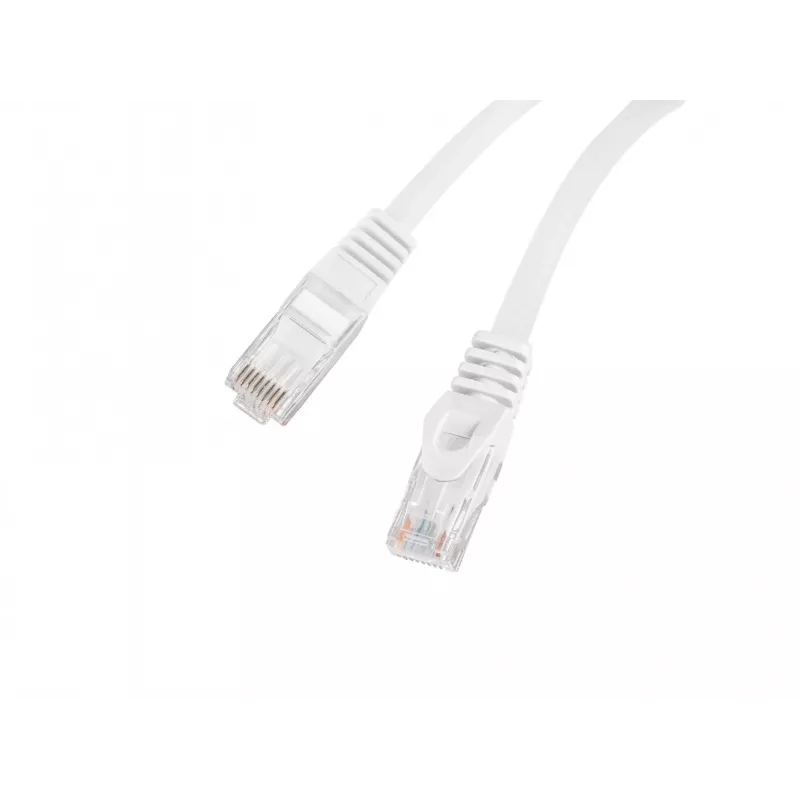 LANBERG Cavo patch Cat.6 UTP LSZH CU 20m bianco Fluke Passed