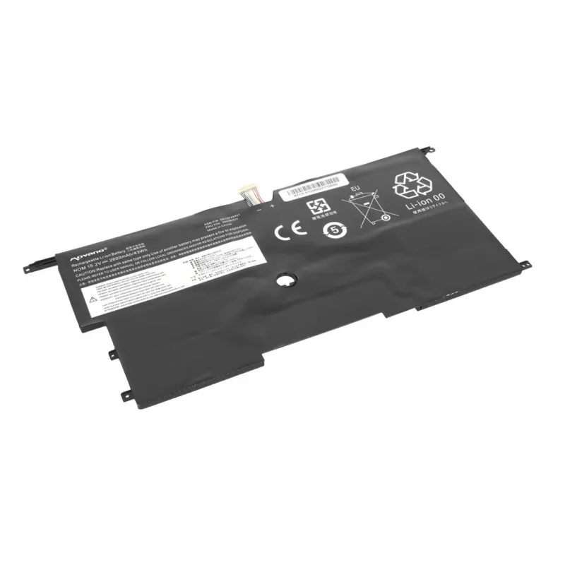 MOVANO Batteria ricaricabile per Lenovo ThinkPad X1 Carbon Gen 2/3 - 2800 mAh (43 Wh)